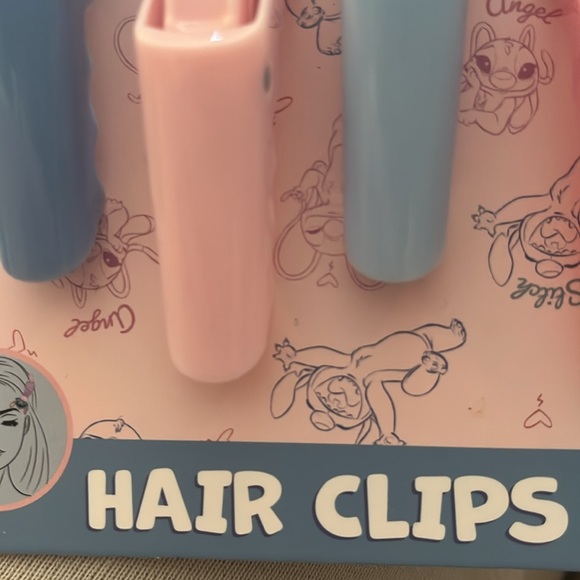 Stitch hair clips set of 4 nwt - Picture 4 of 6